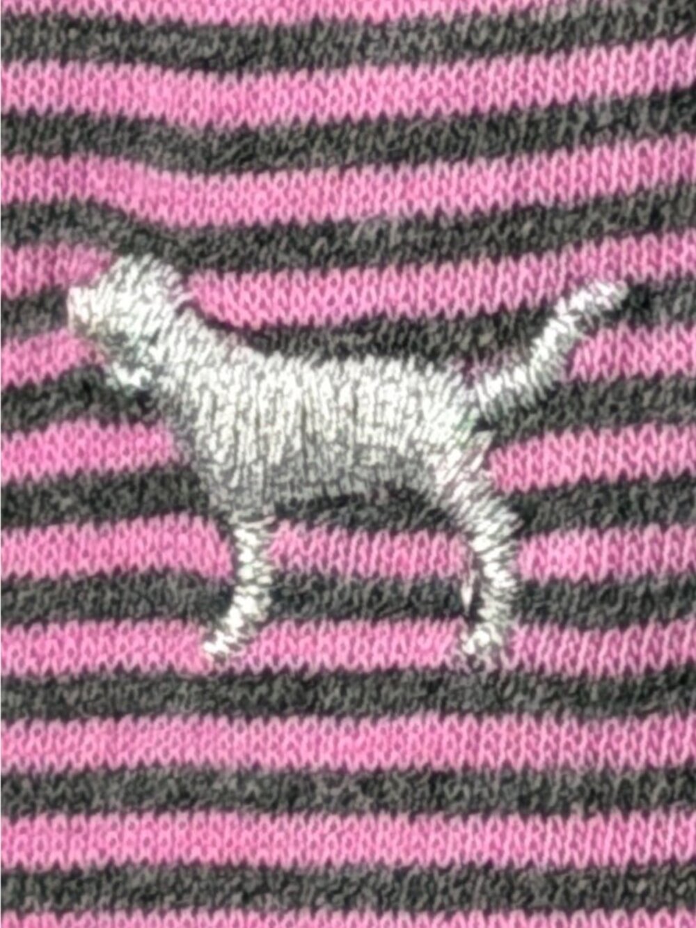 VTG NWT Victoria’s Secret PINK Striped Babydoll Dress | Indie Sleaze McBling Y2K - Picture 9 of 13